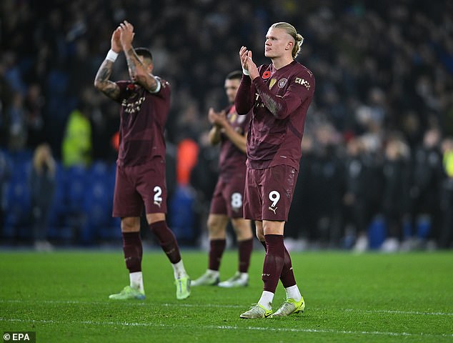 Les champions de la Premier League City ont perdu pour la quatrième fois consécutive face à Brighton