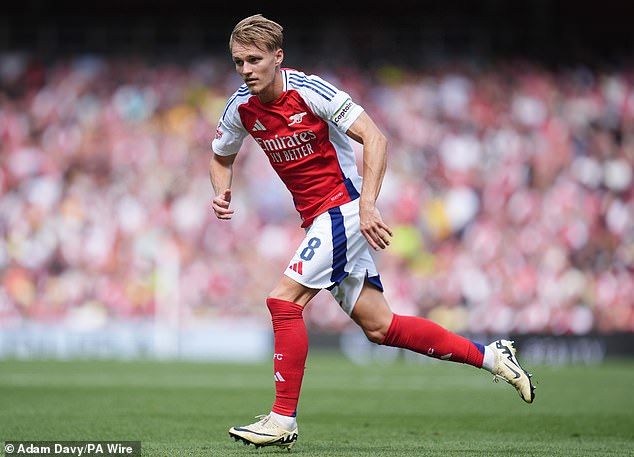 Martin Odegaard, milieu d'Arsenal