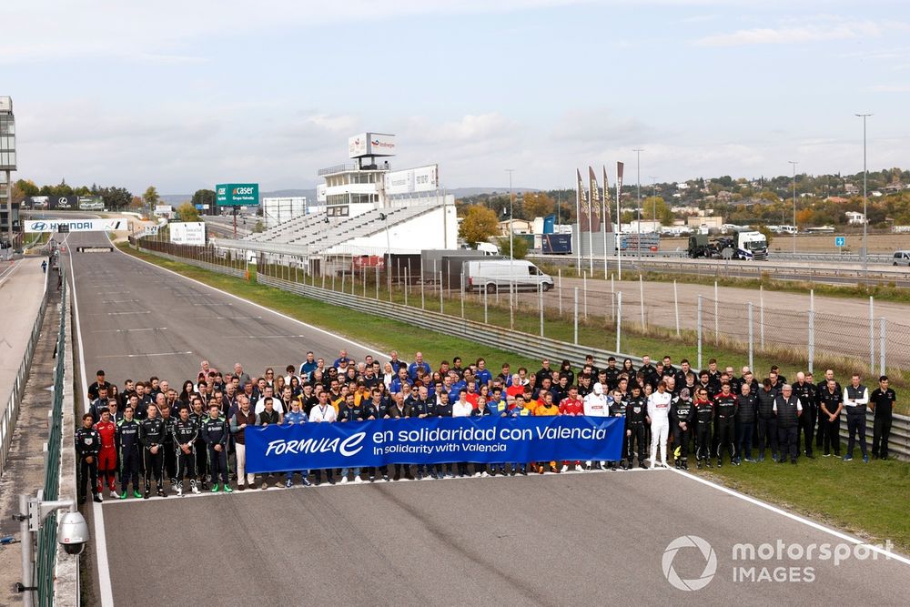 Les pilotes de Formula E en silence en solidarité avec ceux de Valence