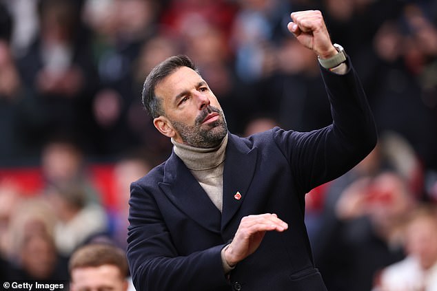 Van Nistelrooy avec les supporters