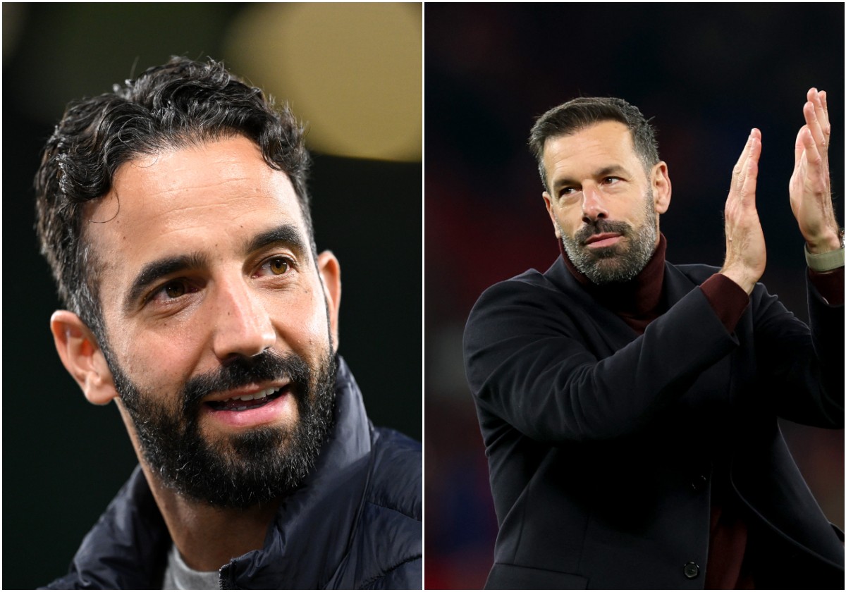 Ruben Amorim et Ruud van Nistelrooy