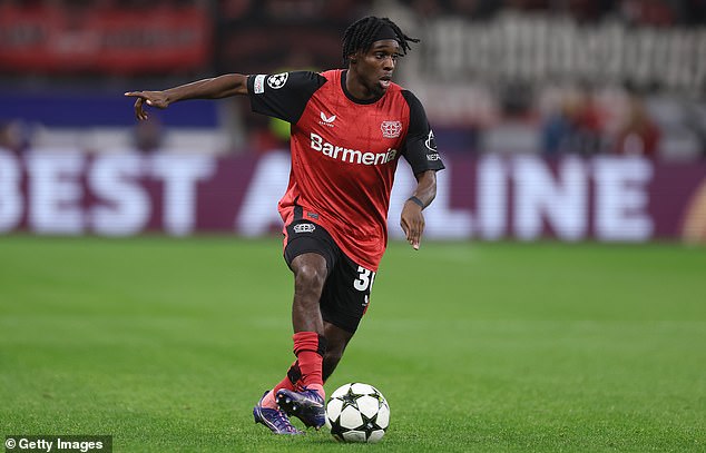 Bayer Leverkusen talent Jeremie Frimpong