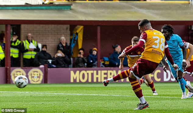 The talented 18-year-old has scored four goals for Motherwell so far this season