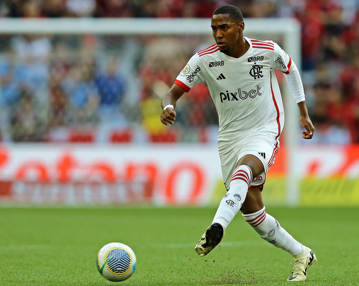 Lorran en action pour Flamengo