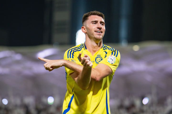 Laporte lors d'un match avec Al Nassr