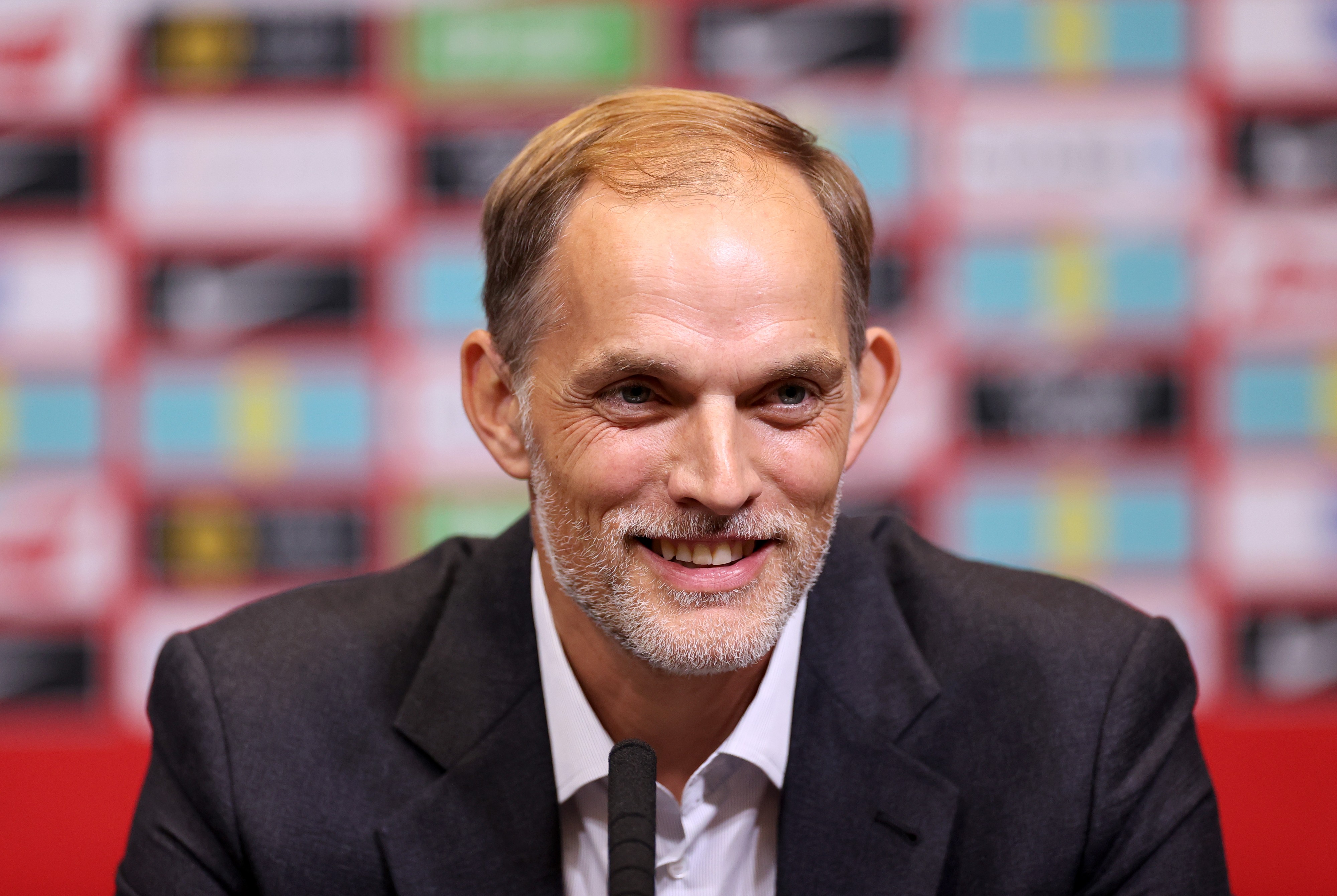 Thomas Tuchel et l'équipe anglaise