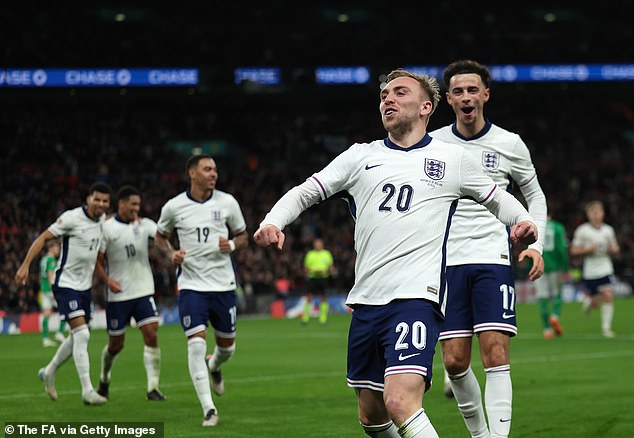 L'Angleterre se qualifie pour la Coupe du Monde après une victoire 5-0 contre l'Irlande