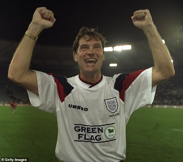 Glenn Hoddle après la qualification pour la Coupe du Monde en 1997