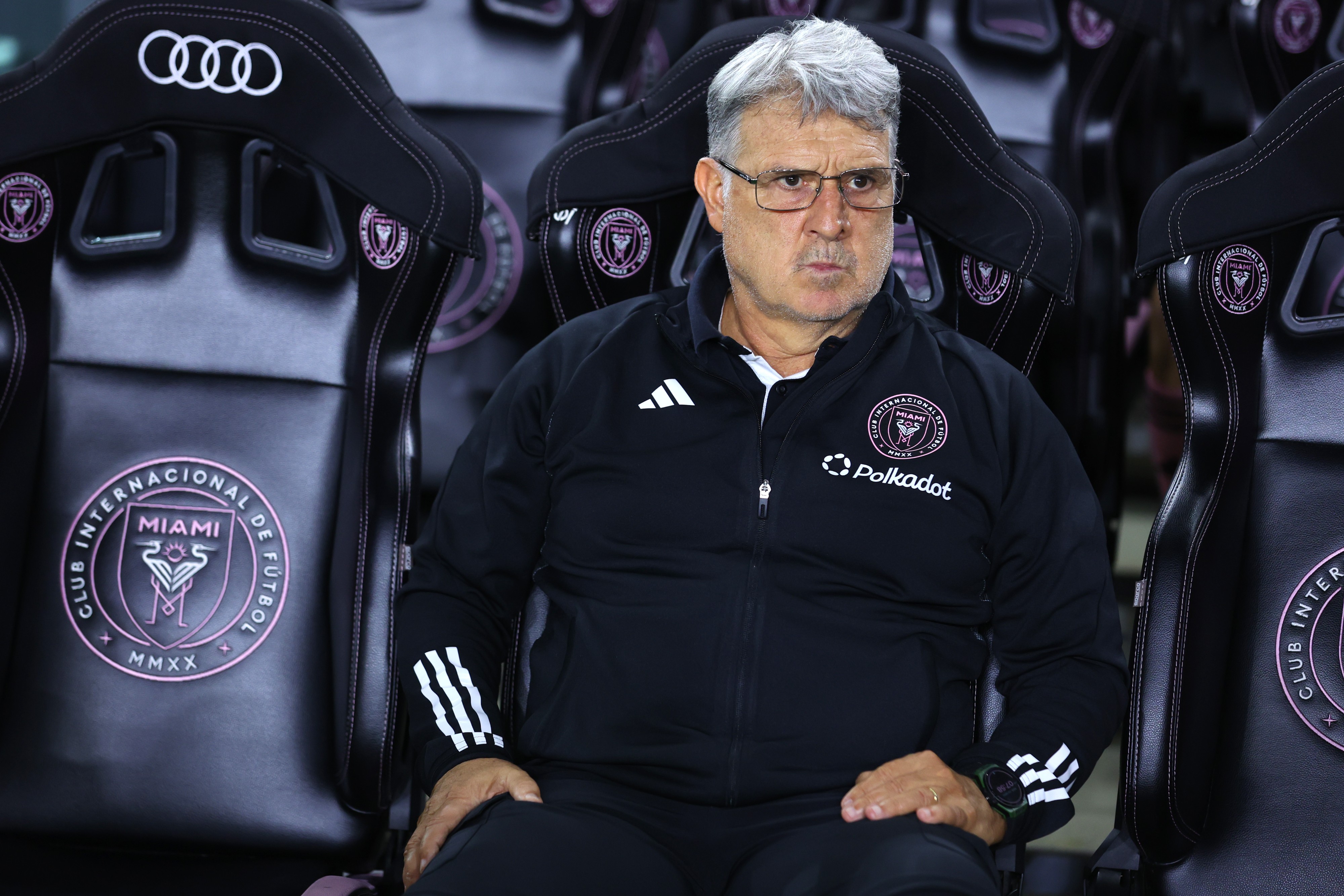 Gerardo Martino de l'Inter Miami avant le match contre Atlanta United