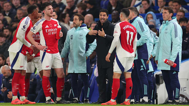 Mikel Arteta et son équipe