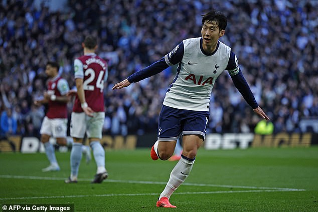 Son Heung-Min en action