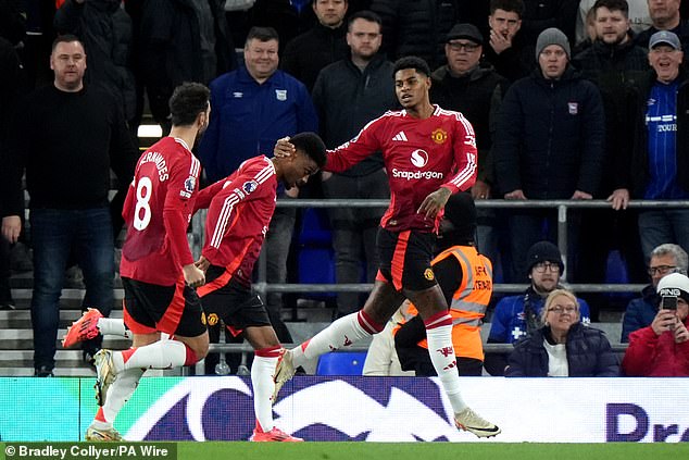 Le premier but marqué par Marcus Rashford après 81 secondes