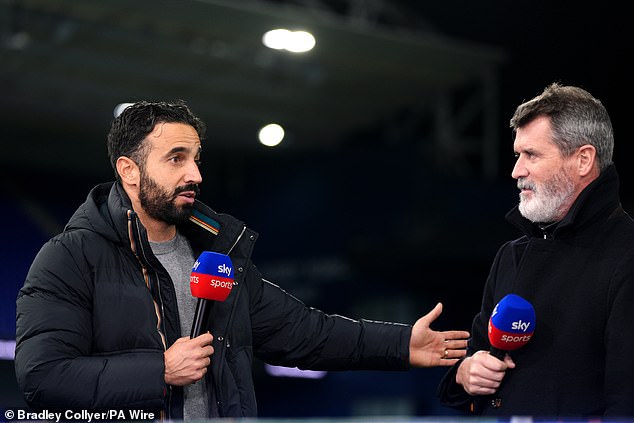 Amorim a discuté avec Roy Keane et l'équipe de Sky Sports après le match de dimanche