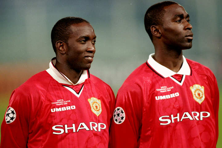 Dwight Yorke et Andy Cole