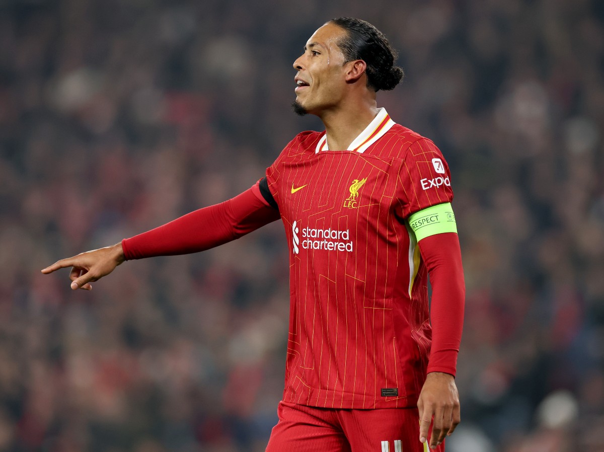 Virgil van Dijk en action pour Liverpool