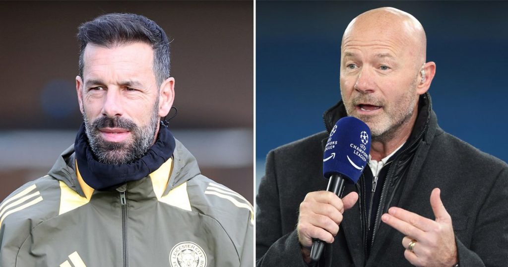 Alan Shearer loue Van Nistelrooy pour son défi à Leicester