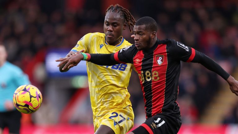 Bournemouth et Crystal Palace se neutralisent 0-0 en Premier League