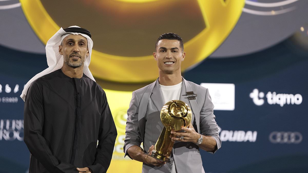 Cristiano Ronaldo remporte deux prix aux Globe Soccer Awards