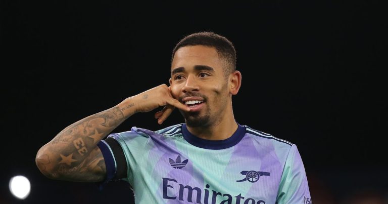 Gabriel Jesus brille et Arsenal écrase Crystal Palace