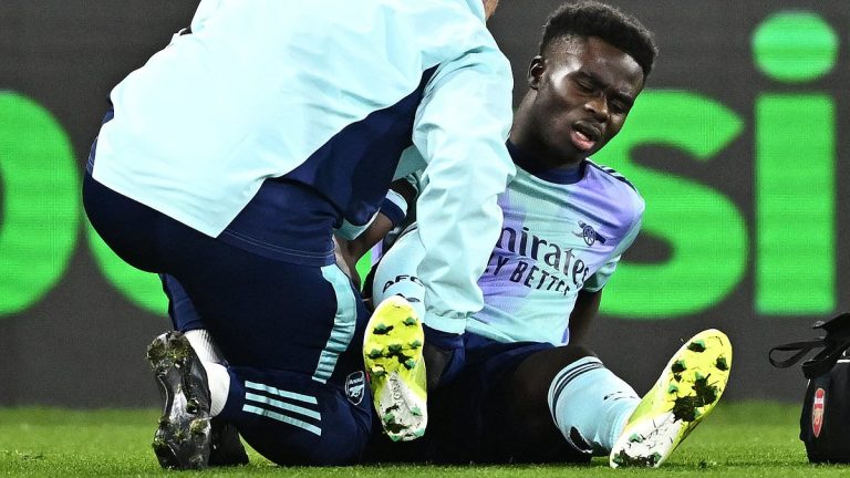 Inquiétude pour Bukayo Saka après sa blessure contre Palace