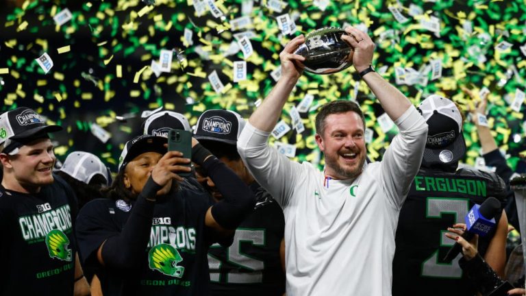 Oregon en quête d-un titre historique de football universitaire