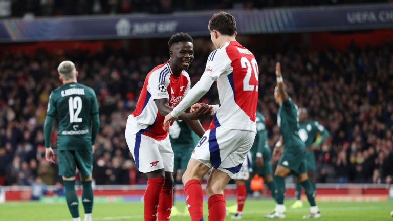 Saka brille mais rate son premier hat trick avec Arsenal