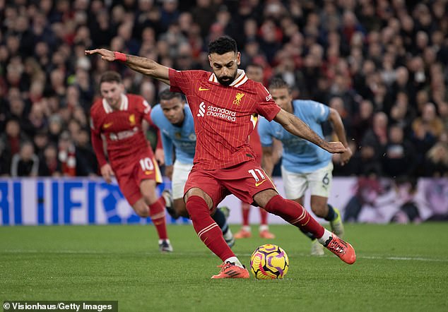 Salah lors de la victoire contre Man City