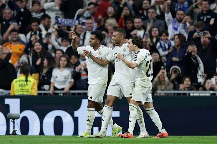 Fran Garcia, Kylian Mbappe, Rodrygo