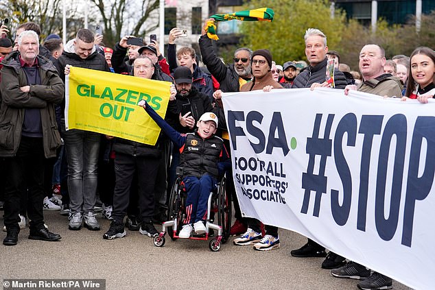 Manifestation des supporters de Manchester United