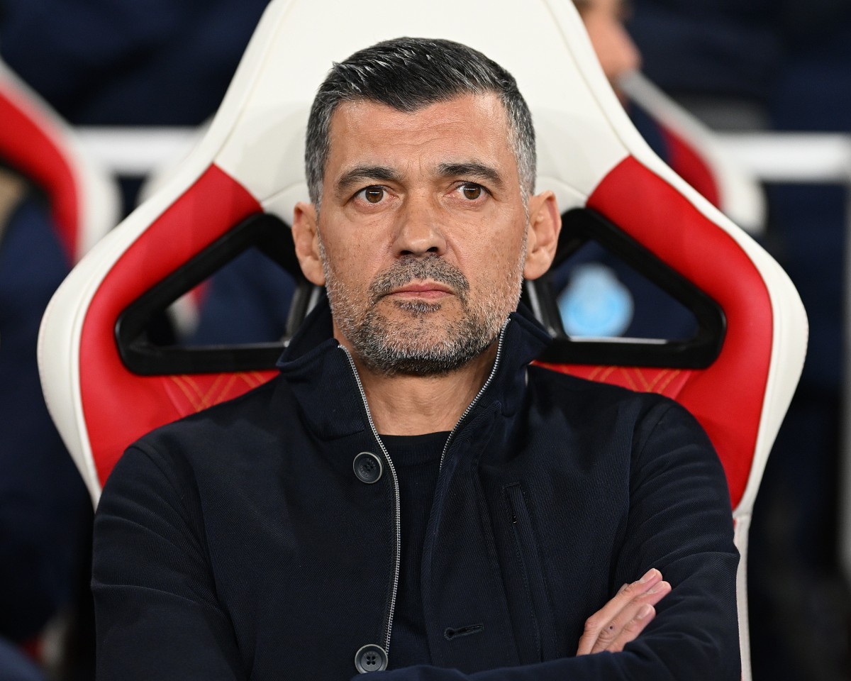 Sergio Conceicao durant le match Porto contre Arsenal la saison dernière