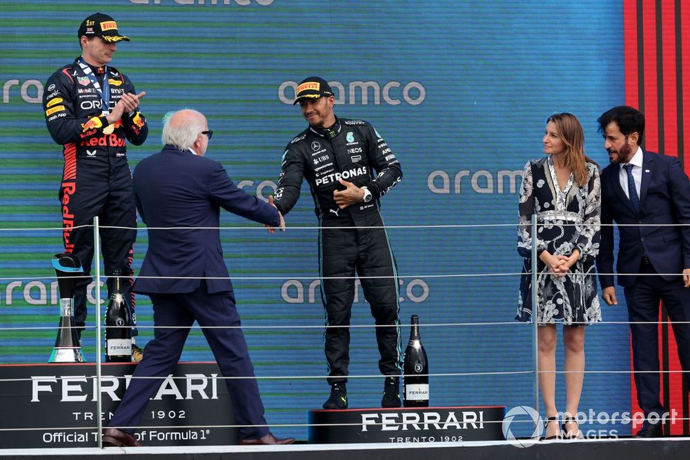 Hamilton sur le podium en 2023