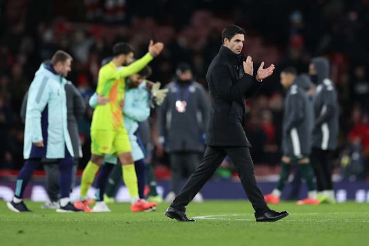 Mikel Arteta satisfait après la victoire