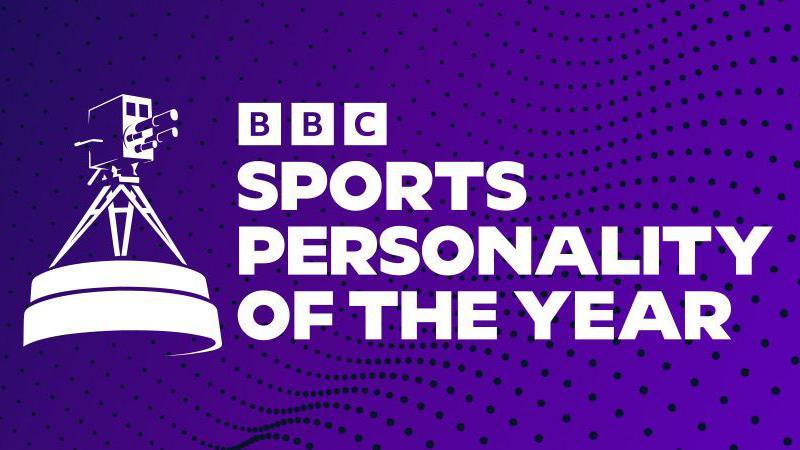 Graphique des Sports Personality of the Year de la BBC sur fond violet