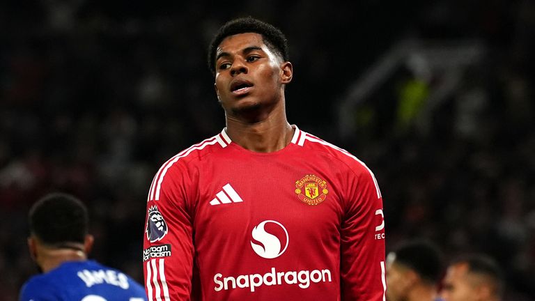 Marcus Rashford non inclus dans les trois dernières convocations de match de Manchester United