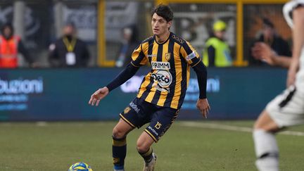 Le joueur de football Romano Floriani Mussolini, le 22 décembre 2024. (FRANCO ROMANO / NURPHOTO via AFP)