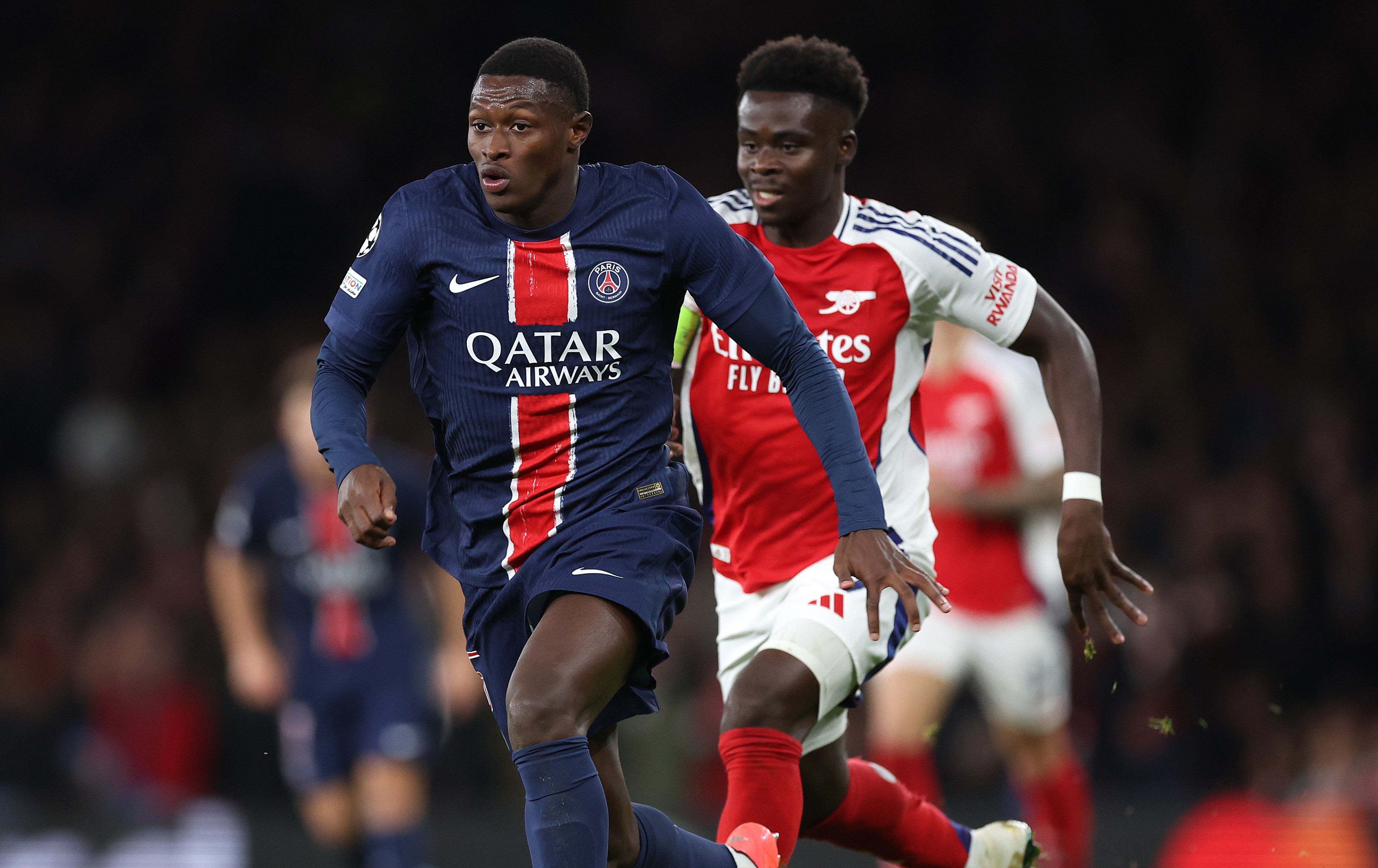 Nuno Mendes et Bukayo Saka