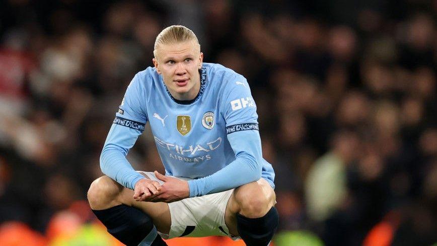 Erling Haaland, attaquant de Manchester City, a marqué un but lors de ses six derniers matches.