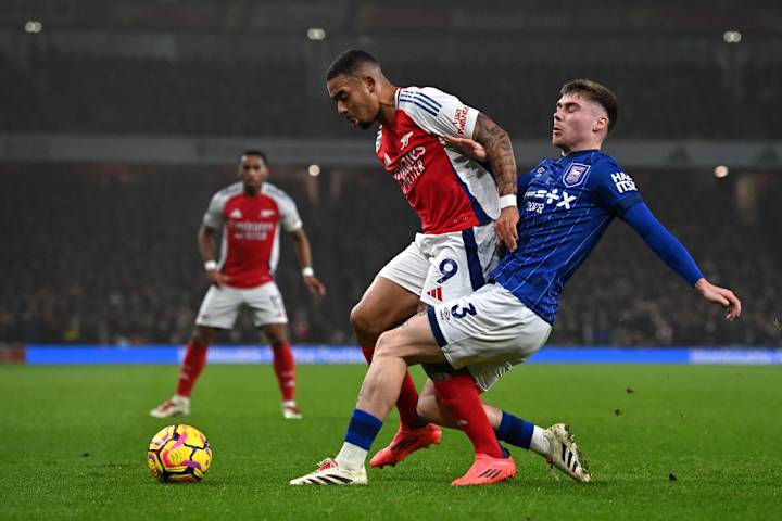 Gabriel Jesus a été un nuisible pour la défense d'Ipswich