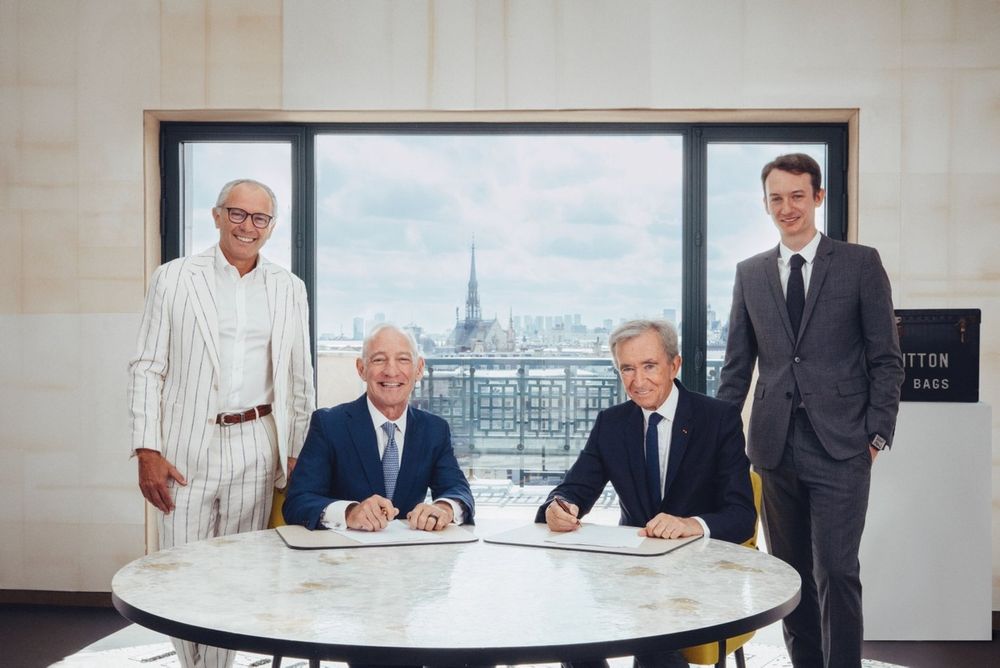 Stefano Domenicali et dirigeants LVMH