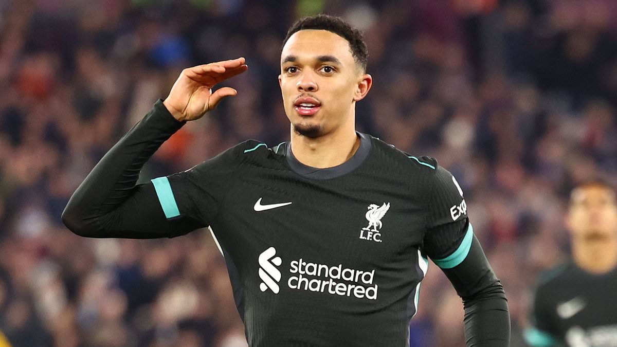 Alexander-Arnold envoie un message avec sa célébration de but