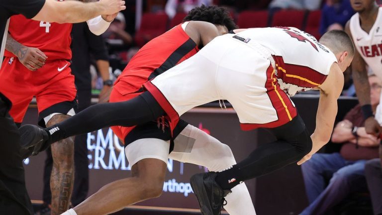 Altercation entre Tyler Herro et Amen Thompson lors de Heat-Rockets