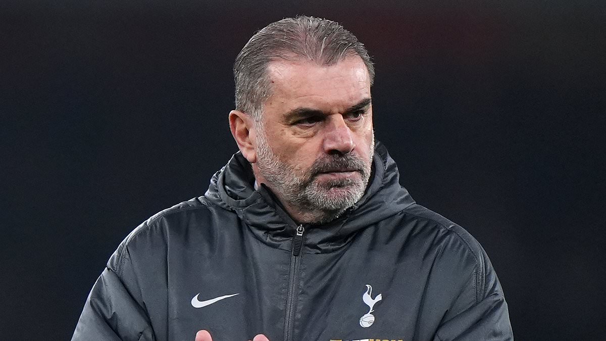 Ange Postecoglou déterminé à redresser Tottenham en difficulté