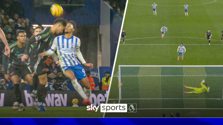 Brighton et Arsenal - la décision de penalty analysée en 7 secondes