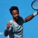 Gael Monfils- plus vieux champion de l-ATP à Auckland