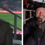 Gary Lineker se moque d-Alan Shearer lors de la FA Cup