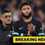 Joe Gomez de Liverpool absent contre Man Utd et Tottenham