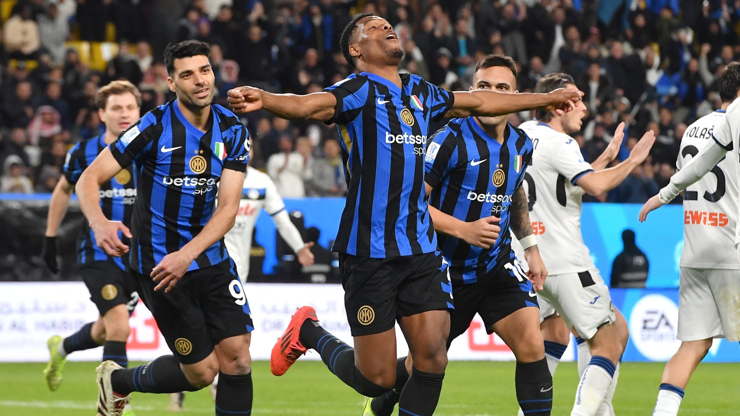 L-Inter Milan en Finale de la Supercoupe d-Italie