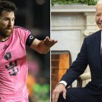 Lionel Messi reçoit la Médaille de la Liberté par Joe Biden