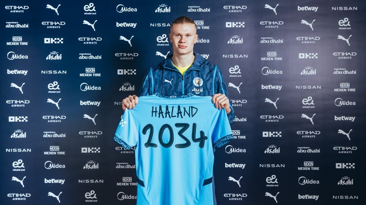 Manchester City - Haaland signe un contrat record malgré la crise