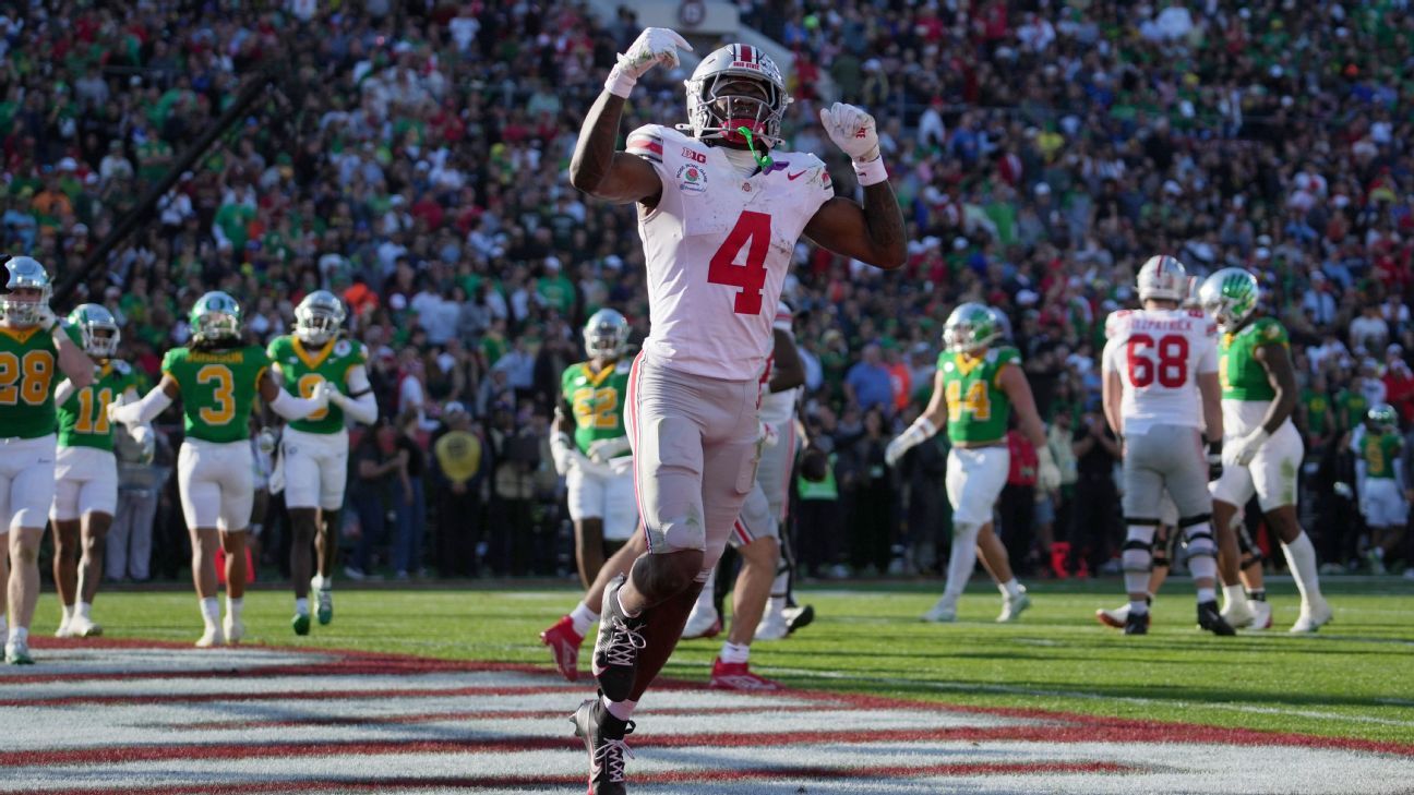 Ohio State écrase Oregon et avance en finale du CFP